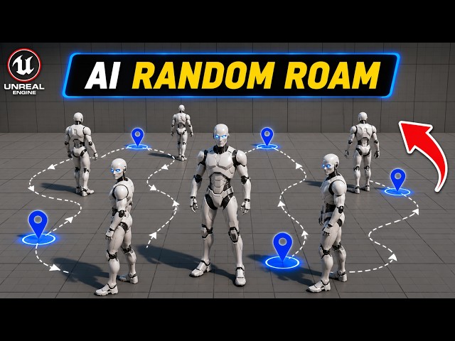 Learn How to Make AI Random Roaming System | AI Random Walk System | Unreal Engine 5 Tutorial | UE5