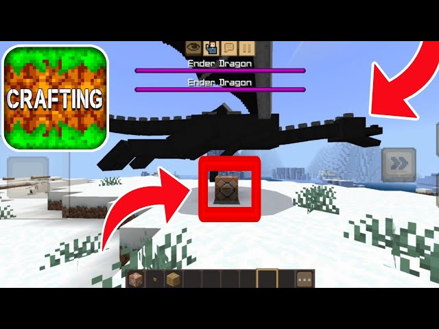 How To Spawn ENDER DRAGON in Crafting and Building 