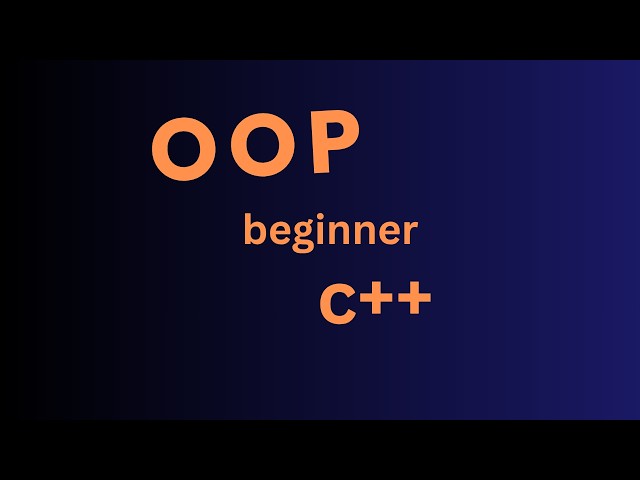 Object Oriented Programming c++ | beginner #9