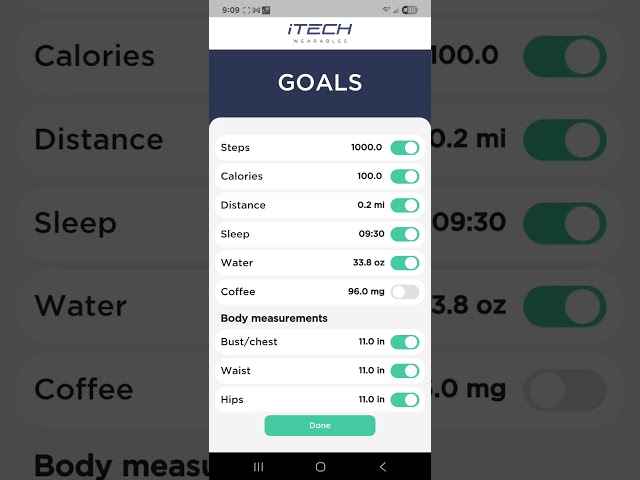 The Itech Wearables App
