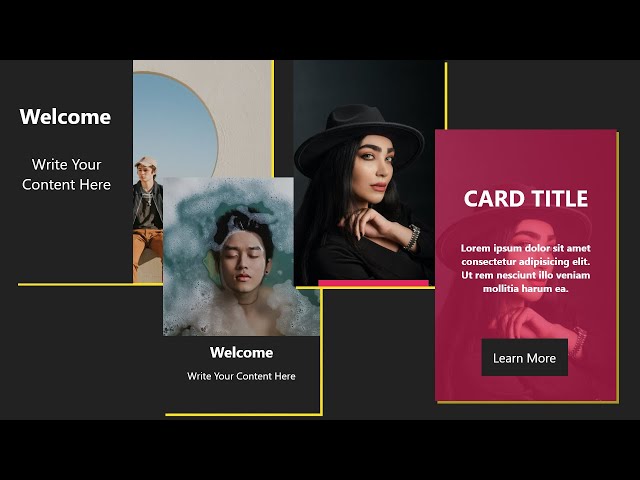 Unleashing Creativity: Top 3 Creative Image Hover Effects Using HTML5 & CSS3 by #huxnwebdev