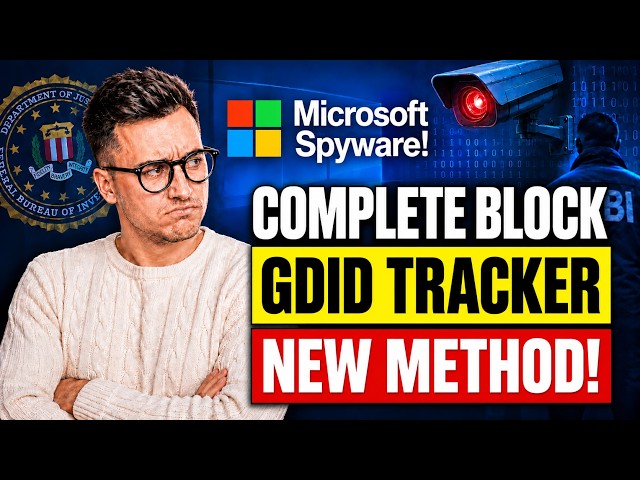 NEW Method to Block Microsoft GDID Tracker on Windows 10/11 | Guide to Remove GDID Spyware from PC