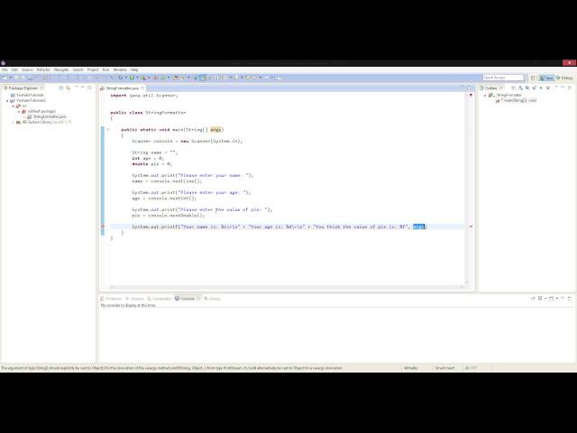 Java Programming Episode 11 (String Formatting) (Beginner)