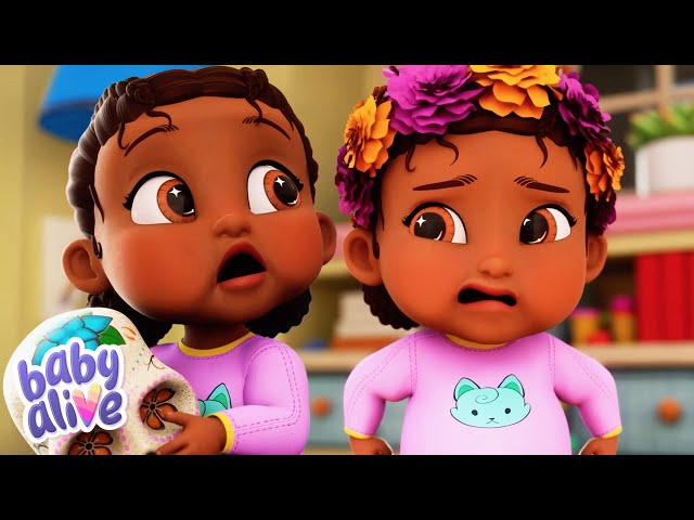 Sugar Halloween Skull 🎃 Baby Alive Official 🍼 Spooky Cartoons for Kids ✨ Kids Videos 💕 #babyalive