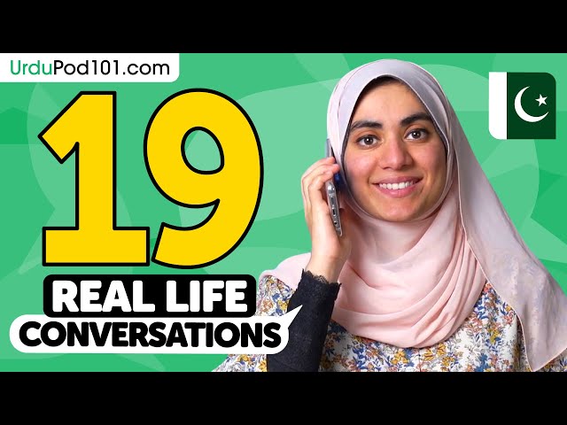 19 Daily Urdu Conversations - Learn Basic Urdu Phrases