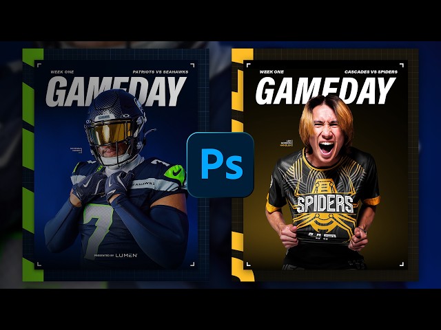 Design Like the Seahawks | Step-by-Step Photoshop Tutorial