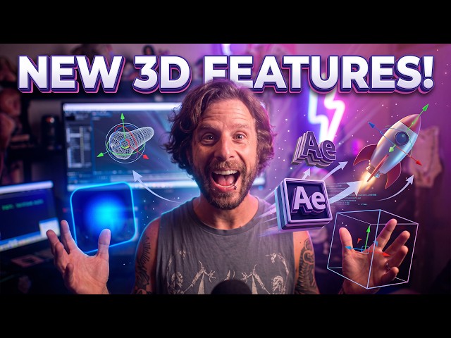 NEW After Effects 3D Features You Need to Try!
