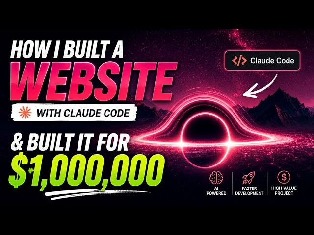 How I Built a Website with Claude Code & Build It for $1,000,000