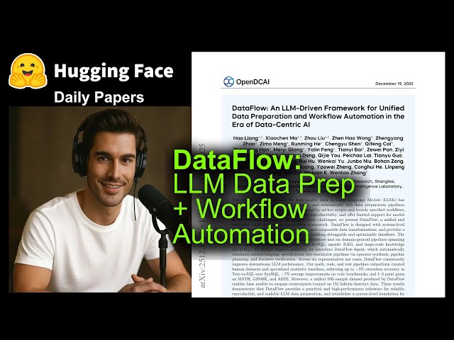 DataFlow: LLM Data Prep + Workflow Automation