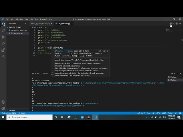 Learn Python in Urdu | Lesson- 2