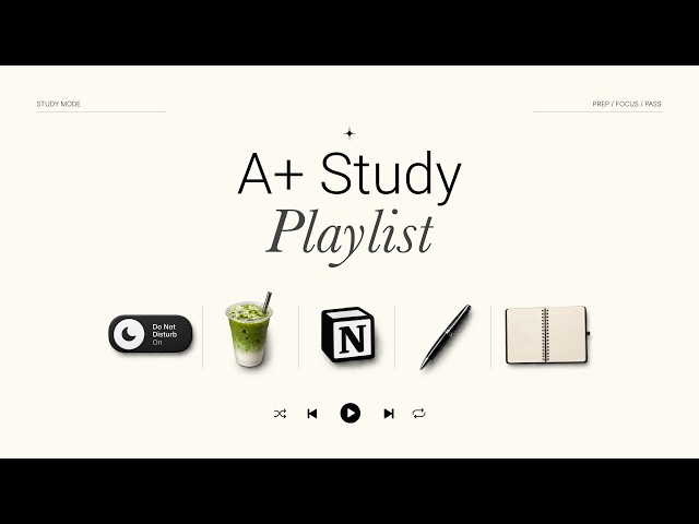 Notes open, phone away 🖊️ deep study beats for locked-in focus