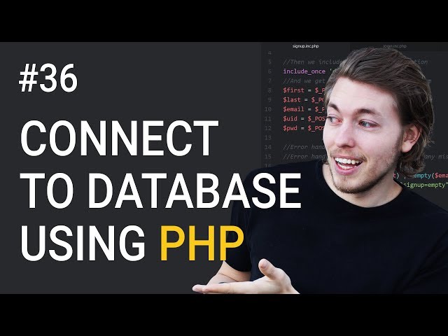 36: How to connect to a database in PHP | PHP tutorial | Learn PHP programming
