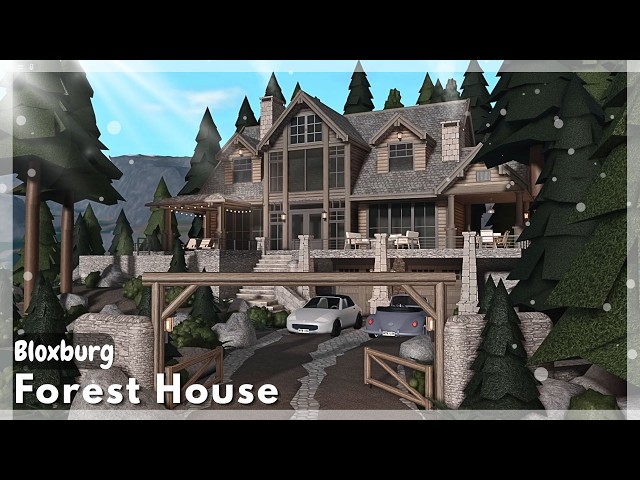 BLOXBURG: Forest Family House Speedbuild | Roblox House Build