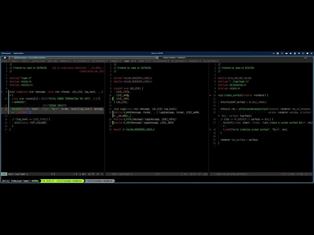 Learning Vulkan finally triangle and better structer for code C graphics programming 1.9.3