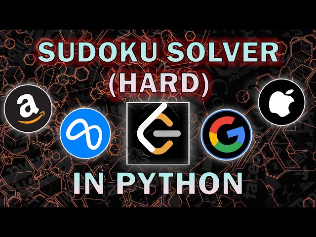 Sudoku Solver | Leetcode | Python | DSA