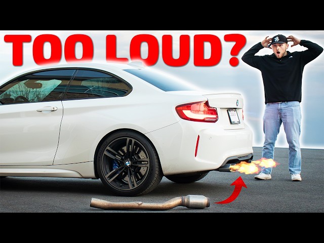 BMW M2 DINAN Resonator Delete Install (F87) | DIY Tutorial + Before & After Sound Test