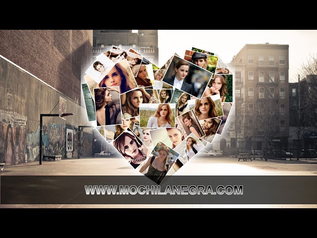 Hacer un collage en forma de corazón con Gimp