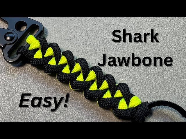 10 Minute Shark Jaw Paracord Keychain Tutorial | DIY Handmade