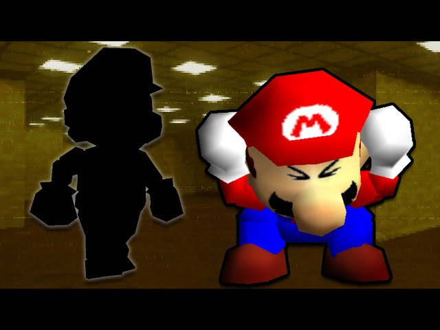 Mario 64 But I'm In The BACKROOMS!?