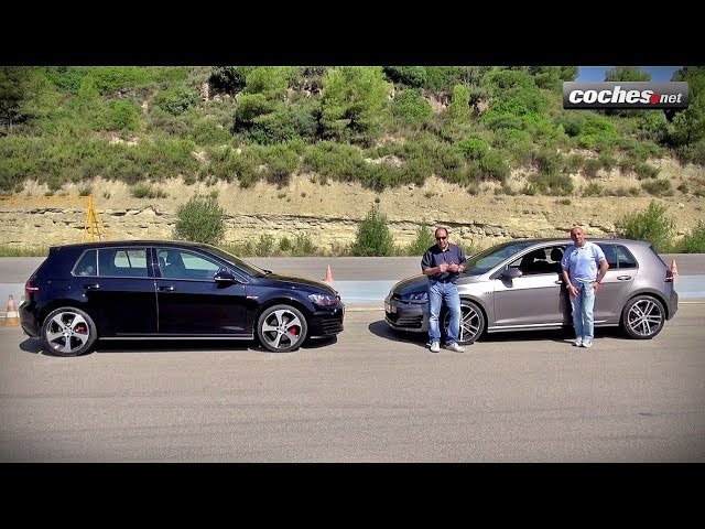 Volkswagen Golf GTI vs. GTD on the track - Test / Review Coches.net