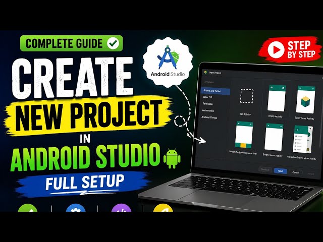 Android Studio Me New Project Kaise Banaye (2026) | Full Setup Step 