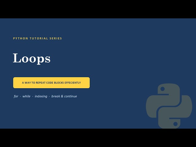 Loops in Python