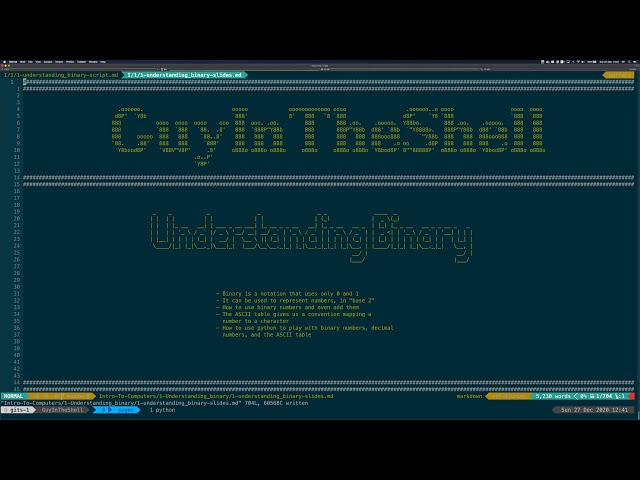 Understanding binary