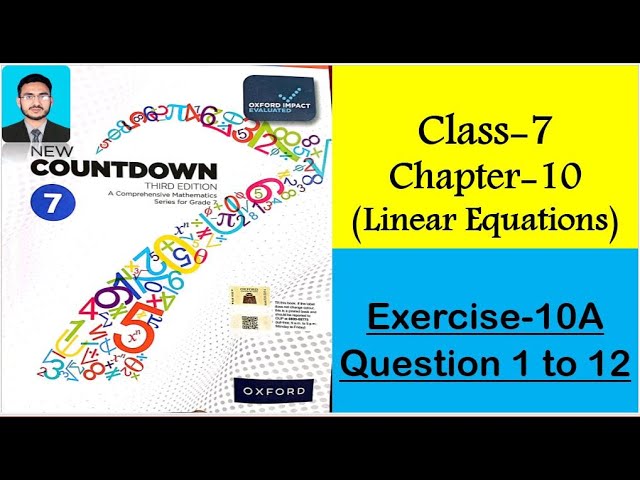 New Countdown Third Edition Book 7 | New Countdown Third Edition Class 7 Exercise 10A Questions 1...