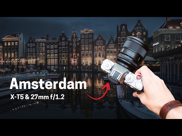 A Calm Photowalk Through Amsterdam | Fujifilm X-T5 & Viltrox 27mm