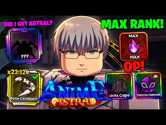 I Unlocked Max RANK and Got This *OVERPOWERED* Item In Anime Astral... Here's What Happened!