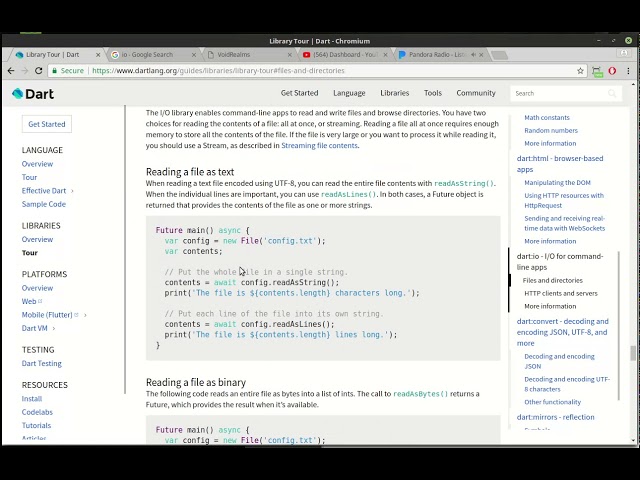 Flutter 17 -  File IO