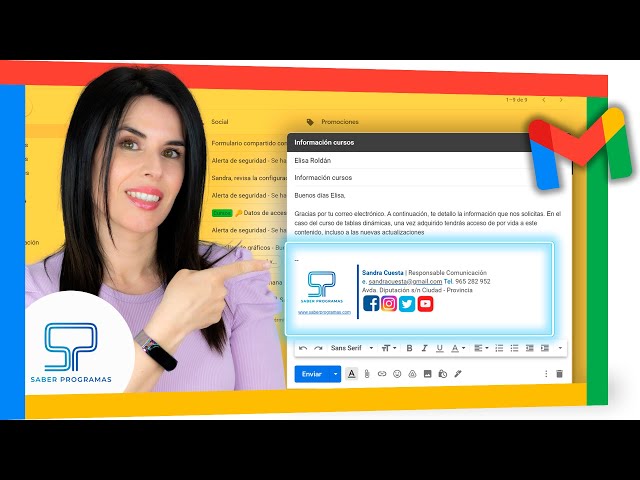 ✅ Cómo crear FIRMA en GMAIL con Imagen, Texto y Enlaces