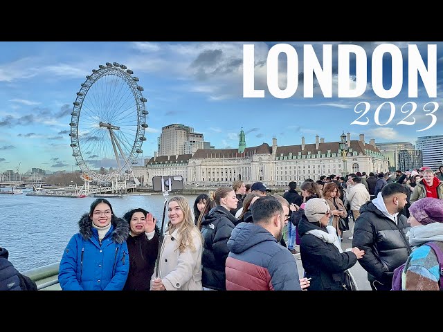 London - City Tour 2023 | Walking The Street of West End London | Central London Walk [4K HDR]