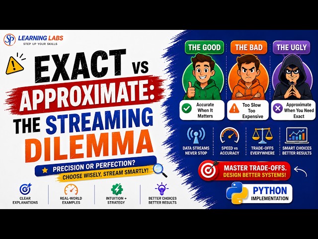 Exact vs Approximate: The Streaming Dilemma