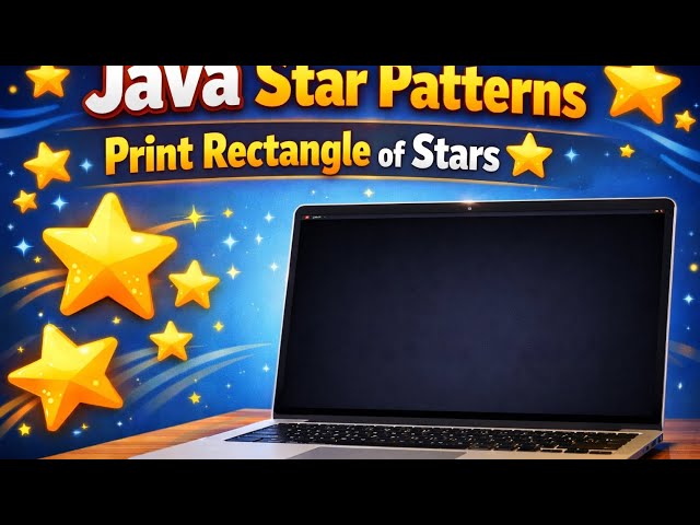 How to print Rectangular stars pattern in Java.DSA Problem1.