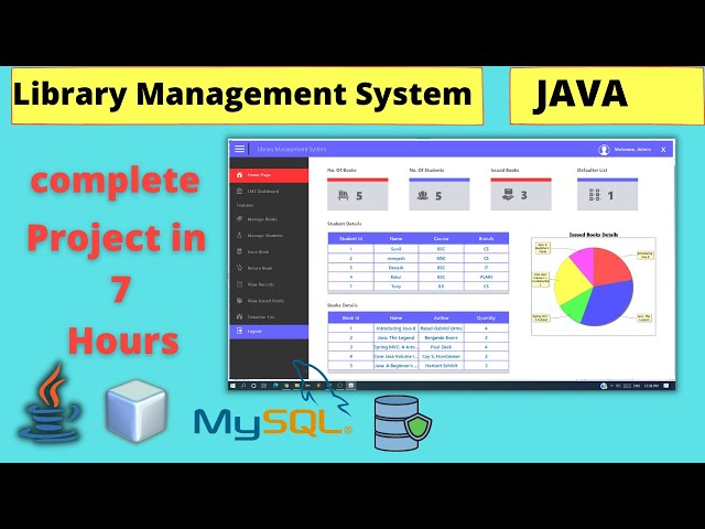 Library Management System in java(JFrame, Netbeans, MySql Database) Complete project