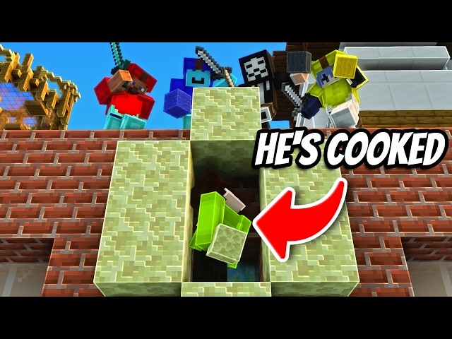 I Challenged Myself To Win Bedwars Using ONLY Endstone (It's ULTRA HARD)