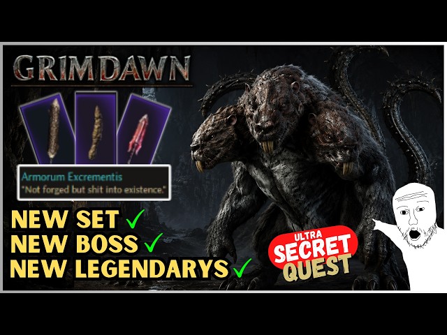 How to get the Armorum Excrementis set in Grim Dawn | FoA Secret Quest Guide
