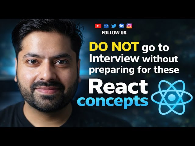 React Interview Questions | Crucial to crack any React Interview