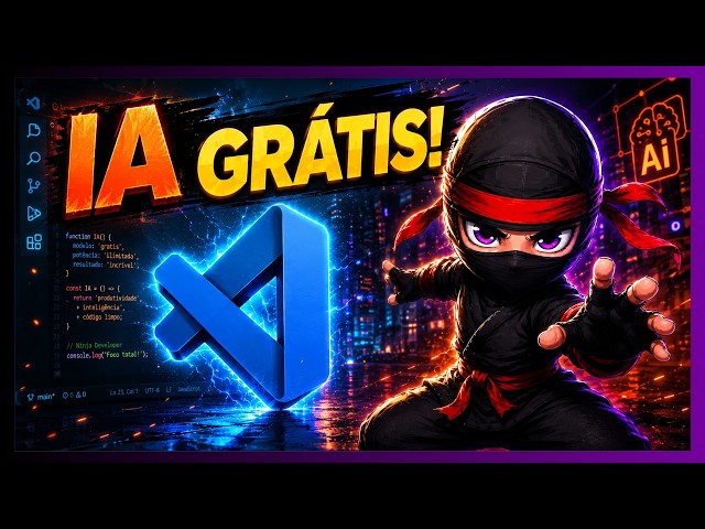 Essa IA GRÁTIS Programa TUDO por VOCÊ no VS Code! (Fácil e Rápido)