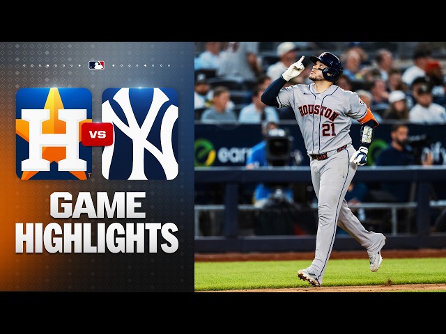Astros vs. Yankees Highlights (8/25/26) | MLB Highlights