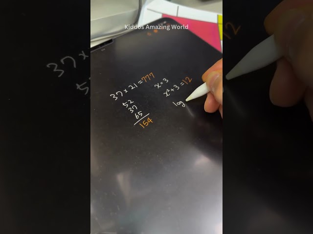 Fantastic App that uses AI to solve math problems in your own handwriting..#AI,#smartworld,#genius