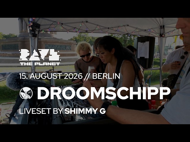 Shimmy G live at Rave The Planet 2026 on the Droomschipp Float in Berlin