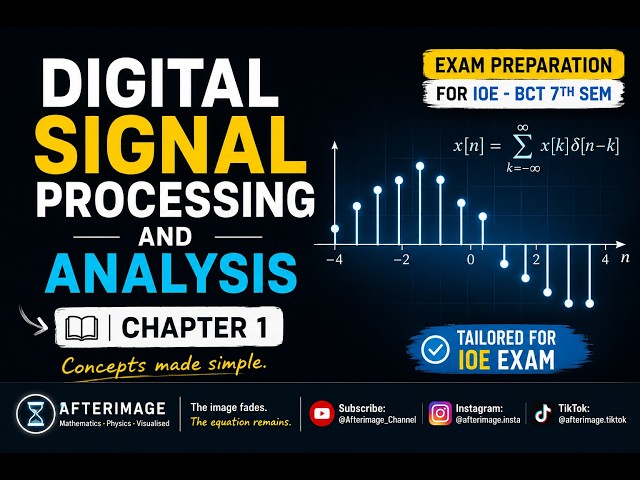 Digital Signal Processing and Analysis. Exam preparation for IOE- chapter 1