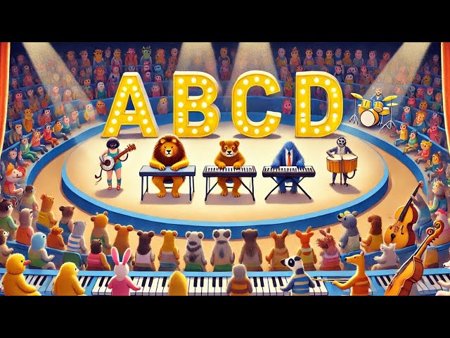 ABCD-🌟Fun ABC Song with Words! Learn the Alphabet with Toddlers & Kids- quick & fun abc-kids songs