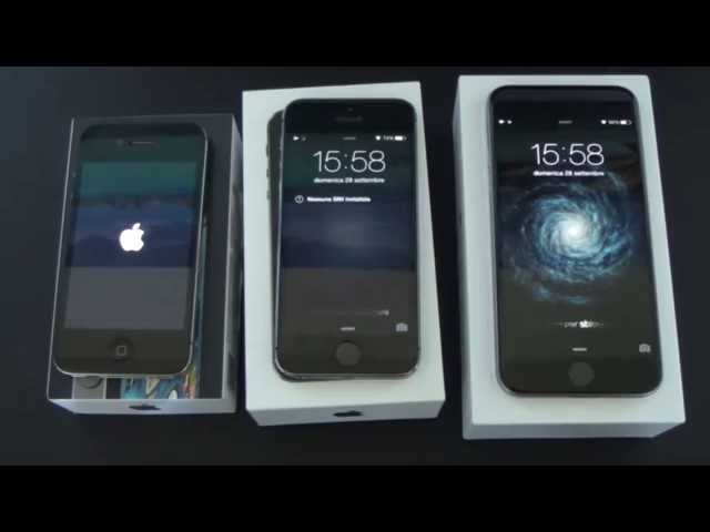 iPhone 6 vs 5s vs 4  APP SPEED TEST