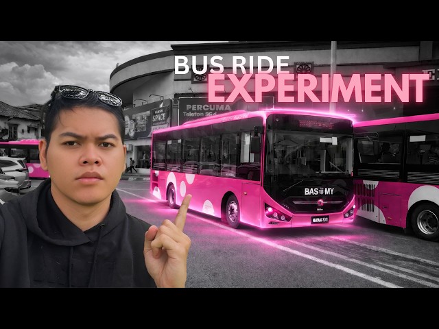 I Tested Kuching's Pink Bus... Is it Reliable?