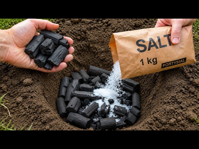 Mix charcoal and salt in a hole and see what happens! Millions of people don’t know this 😱