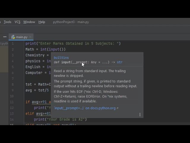 Grade in Python@COMPUTEREXCELSOLUTION