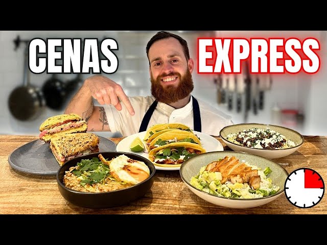 5 Dinners Ready in 15 Minutes or Less